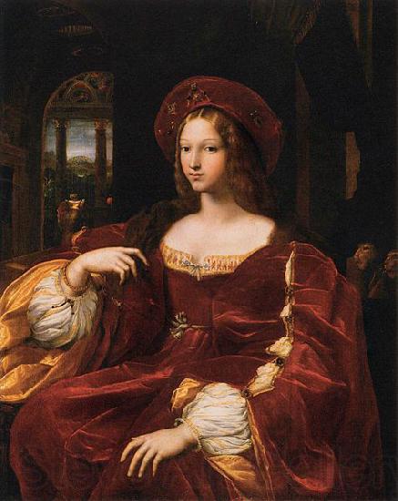 RAFFAELLO Sanzio Portrait of Dona Isabel de Requesens, Vice-Queen of Naples